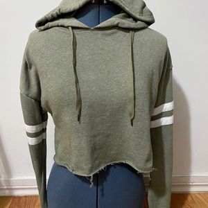 Forever 21 crop top hoodie